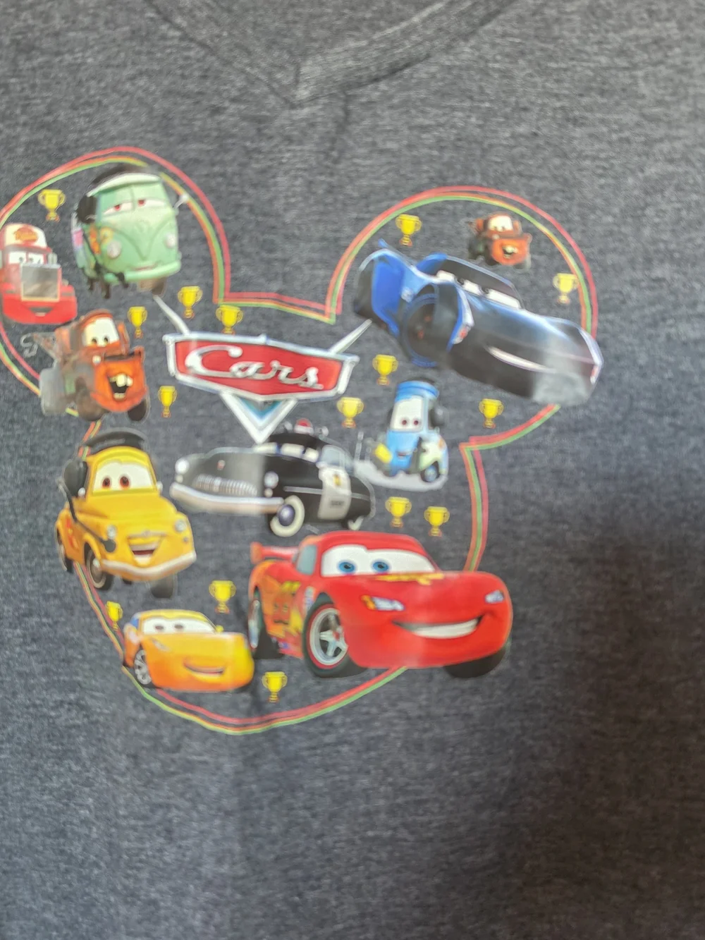 Disney Cars Graphic Navy Kids T-Shirt